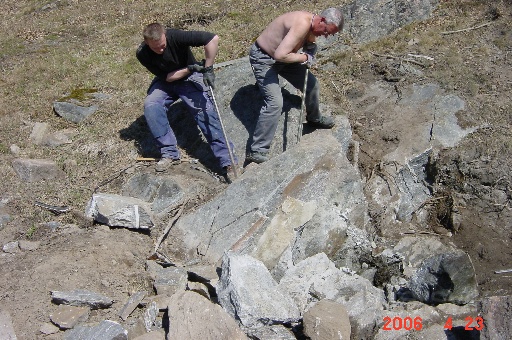 Tommy och jag ifull fart.JPG - Hur F-n gjorde egyptierna....??
